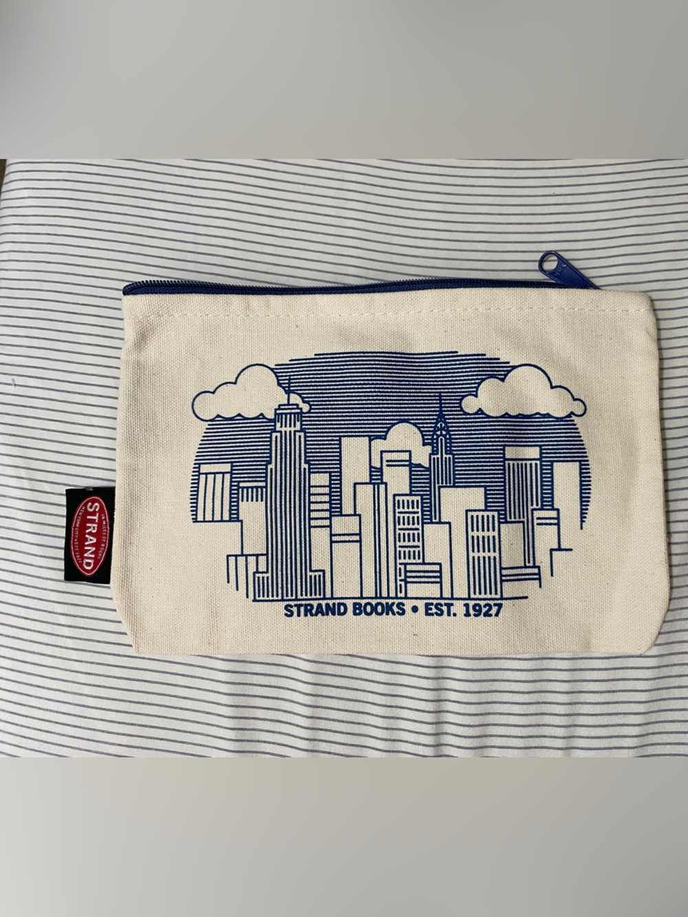 NYC Strand Bookstore Canvas Zippered Pouch